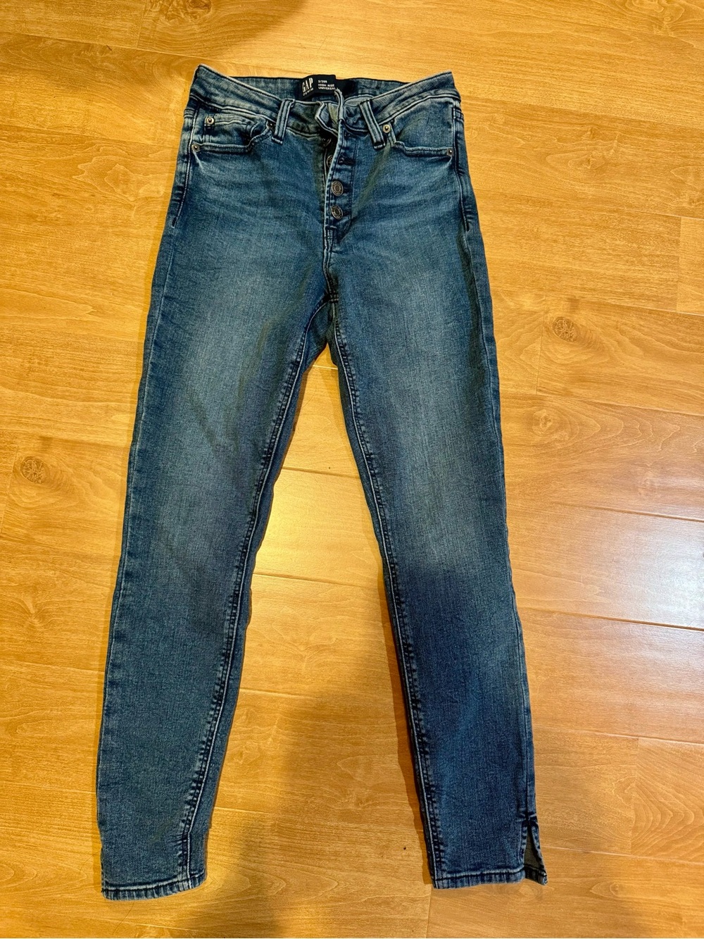 GAP Denim High-Rise Dark Blue Jeggings Women's Skinny Jeans Size 2/26R